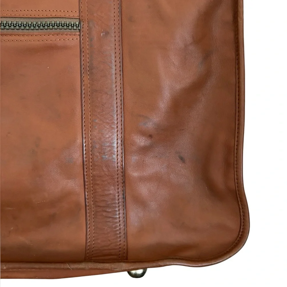 Vintage Dakota by Tumi Soft Leather Suitcase Travel Bag Carry On 20” x 15.5”